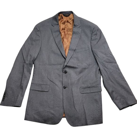 Joseph Jos A. Bank Suit Jacket Charcoal Gray Wool Cashmere 2 Button 43L Slim Fit - Picture 1 of 8